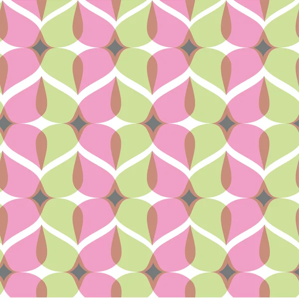 Modèle géométrique coloré de style rétro — Image vectorielle