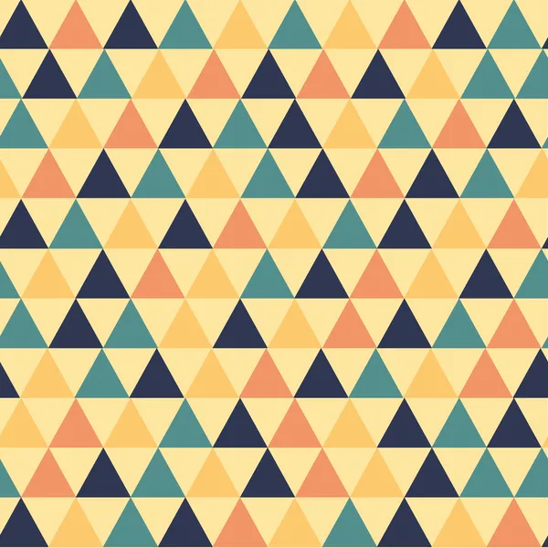 Πολύχρωμο χωρίς ραφή πρότυπο με χαριτωμένο τρίγωνα — Διανυσματικό Αρχείο