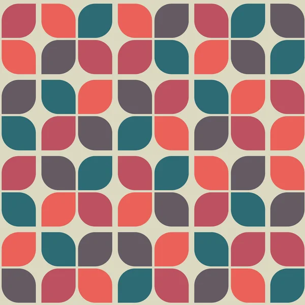 Mignon motif géométrique sans couture coloré — Image vectorielle