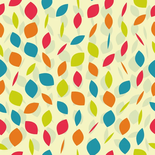 Kleurrijke naadloze patroon met abstracte confetti — Stockvector