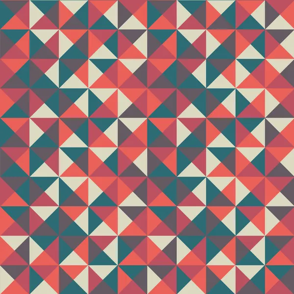 Färgglada seamless mönster med abstrakt trianglar — Stock vektor