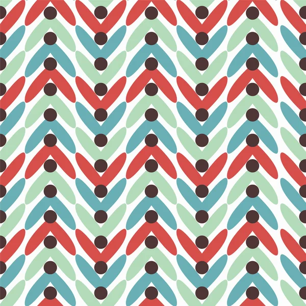 Färgglad abstrakt geometrisk seamless mönster — Stock vektor
