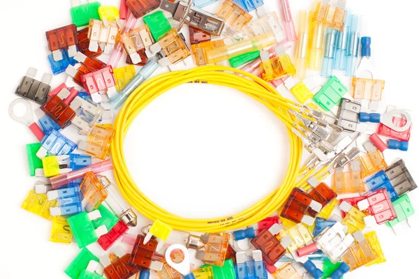 Elektrikli oto parçaları arka plan