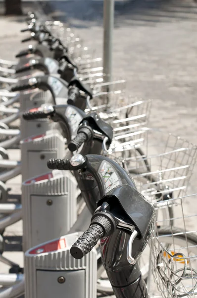 Estacionamento para bicicletas — Fotografia de Stock