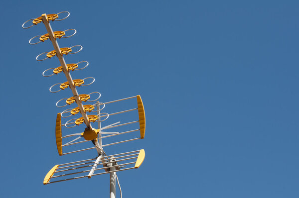 Antenna on a blue sky