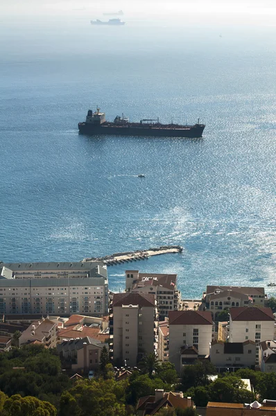 Gibraltarin näkymä korkealta — kuvapankkivalokuva