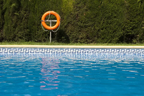 Buoy and swimming pool — Stock Photo, Image