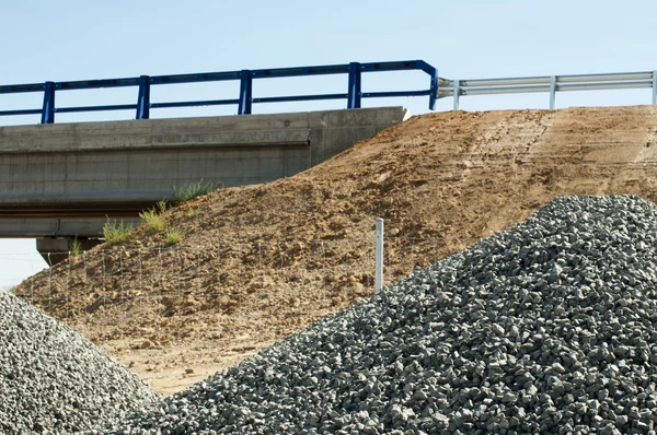 Asphalt and asphalting the road — Stock Photo, Image