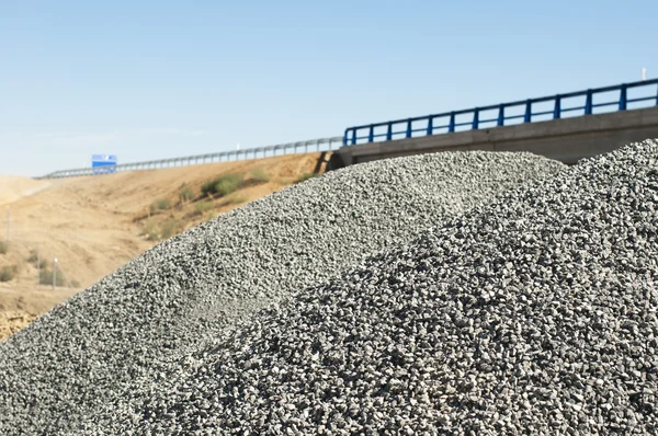 Asphalt and asphalting the road — Stock Photo, Image