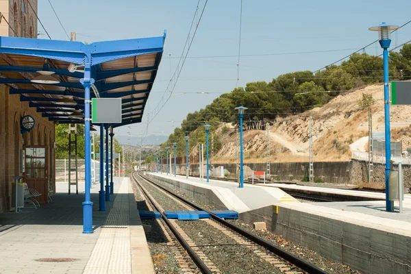 Antik stil järnvägsstation — Stockfoto