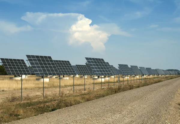 太陽電池パネル — ストック写真