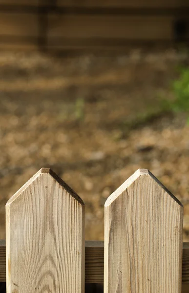 Zierzaun im Garten — Stockfoto