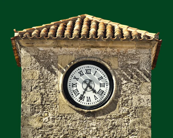 Antique clock on a building — Stock Photo, Image