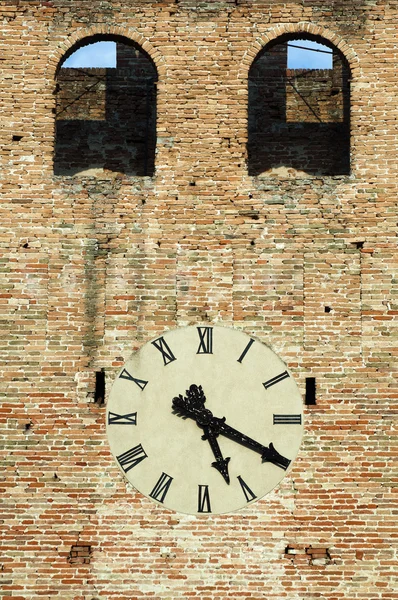 Antique clock on a building. — Stock Photo, Image