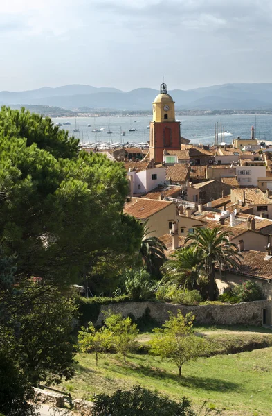 Clock Tower in St Tropez — Stock Photo, Image