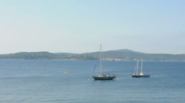 Fransız Riviera görünümlerinden st. tropez.