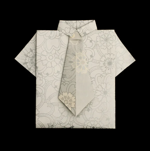 Απομονωμένες χάρτινα πουκάμισο. — Φωτογραφία Αρχείου