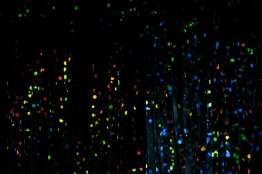 parlak desenleri ile koyu arka plan