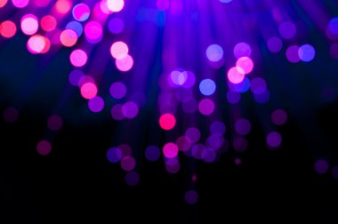 Festive lights and circles. Christmas background
