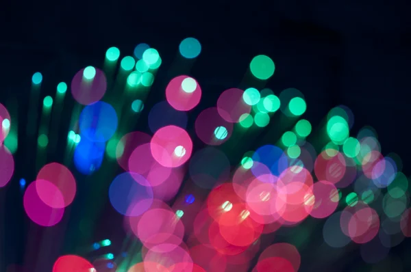 Festliche Lichter und Kreise. Weihnachtlicher Hintergrund — Stockfoto