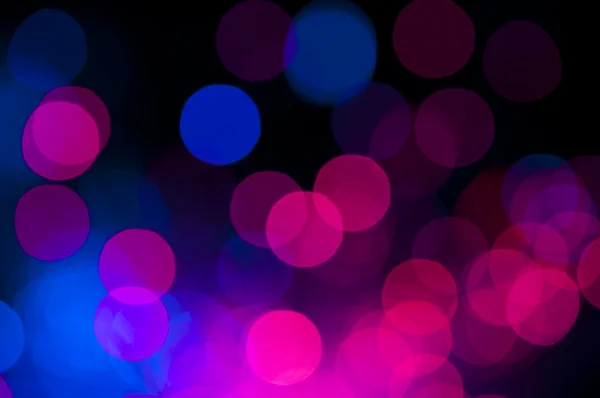 Festive lights and circles. Christmas background — Stockfoto