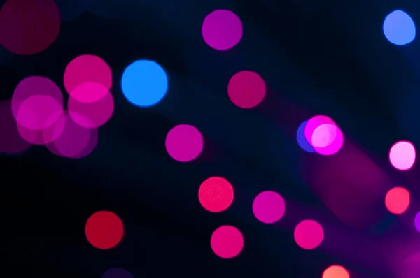 Festliche Lichter und Kreise. Weihnachtlicher Hintergrund — Stockfoto