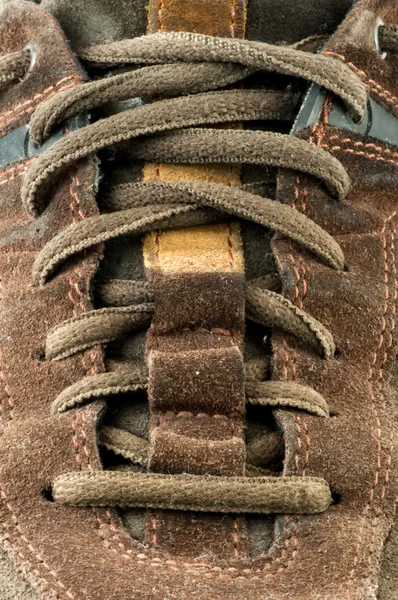 Suede shoe close up — Stock Photo, Image