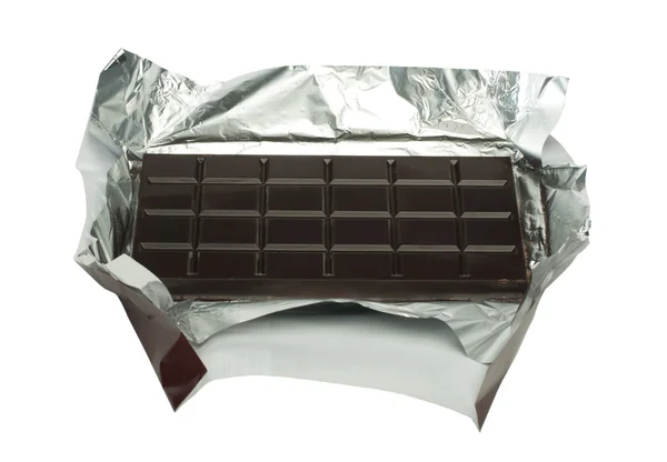 Chocolate bar in packaging — Stock Photo, Image