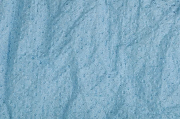 Смятая голубая бумага — стоковое фото