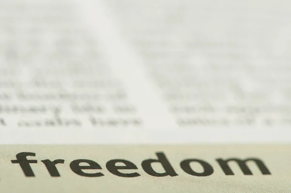 Libertad de palabra — Foto de Stock