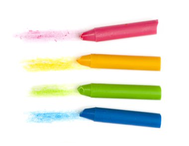 pastel ve boyalı hatları