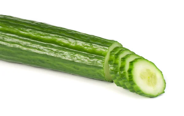 Sliced cucumber — Stock Photo, Image