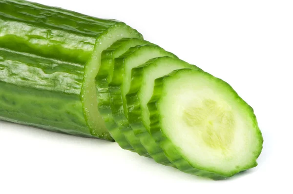 Sliced cucumber — Stock Photo, Image