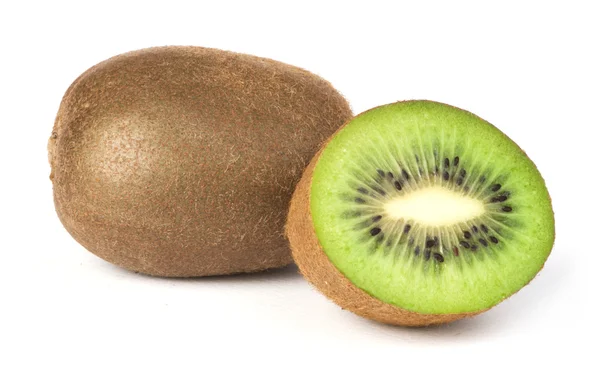 Kiwi fruta blanca aislada — Foto de Stock