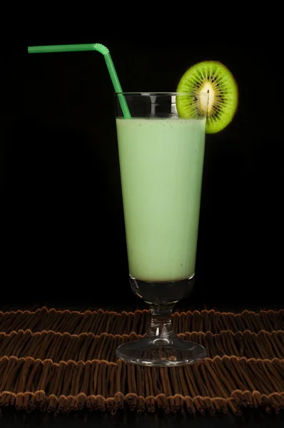 Kiwi milk shake — Stock Photo, Image