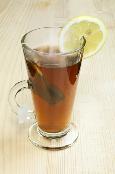 Cup of tea with teabag — Stock Photo, Image