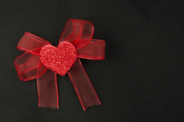 Ribbon and hearts — Stock Photo, Image