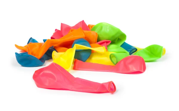 Pile of uninflated balloons — Stock Photo, Image