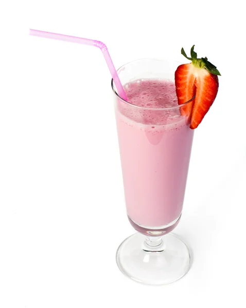 Aardbeien milkshake Stockfoto