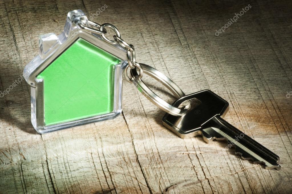 Keychain and key — Stock Photo © 19358577