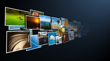 perspektif derin akarsu fotoğraf