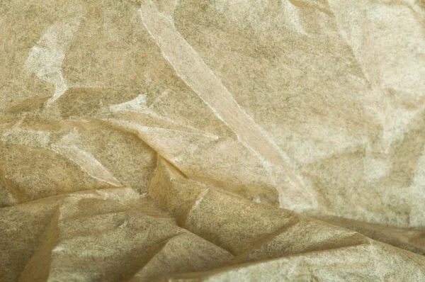 Beige crumpled paper background — Stock Photo, Image