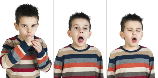 Children who cough — Stock Photo, Image