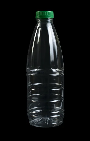 Prázdná průhledné plastové láhve — Stock fotografie