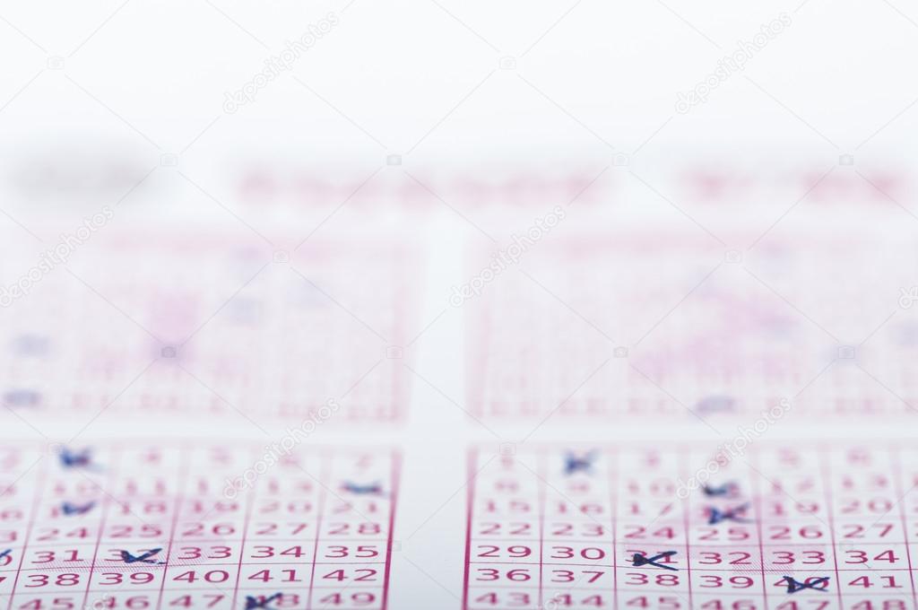 Marked lottery ticket