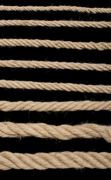 Zblízka konopná lana — Stock fotografie