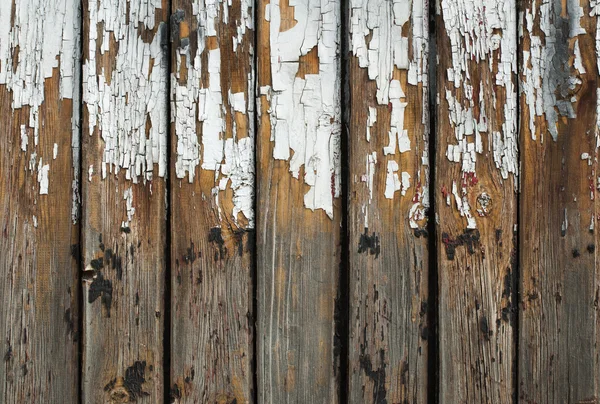 Pintura vieja agrietada en tablas —  Fotos de Stock