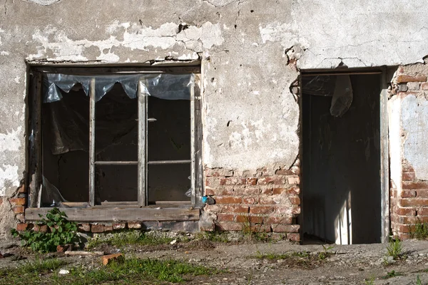 Zničený dům — Stock fotografie