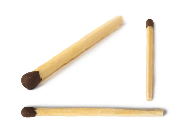 Matchsticks 흰색 절연의 집합 — 스톡 사진
