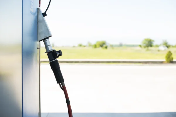 Device for charging gas car on station — Stock Photo, Image